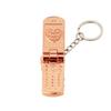 Mini Cell Phone Figure Key Ring Loveheart&Bowknot Car Key Chain Phone Model Keychains  Couple
