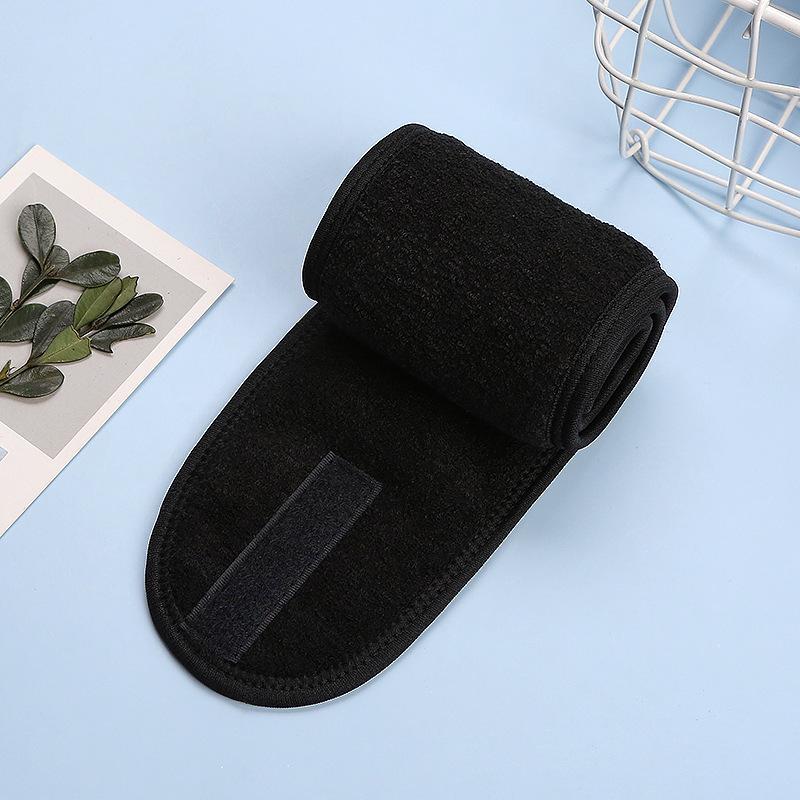 Adjustable Head Band Women Spa Wide Hairband Yoga Bath Shower Makeup Wash Face Cosmetic Headband Soft Toweling Hair Accessories