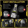 4X 9006 9005 Светодиодная лампа для фары E2 Для Toyota Corolla 2009-2013 RAV4 2006-2011 A