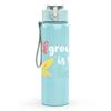 1PC Self Key Leaf Minimal Art 750ml Color Plastic Sports Water Bottle Leakproof Flip Straw Lid Suitable for Sports Office Home Use