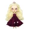 ICY Fortune Days Doll Clothes - Blue Dress, 1/6 or 30cm Doll, Fits Blythe, Obitsu, Licca (Purple) BL31218C-BC01