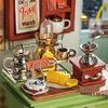 Tsukurundesu® DIY Miniature House Dollhouse DG Series Flower Cafe with Japanese Instructions