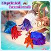 3D Printing Toys Hermit Crab Joint Movable Model Novelty Adult Toy Anti-Stress Figurine Miniature Desk Accessories Birthday