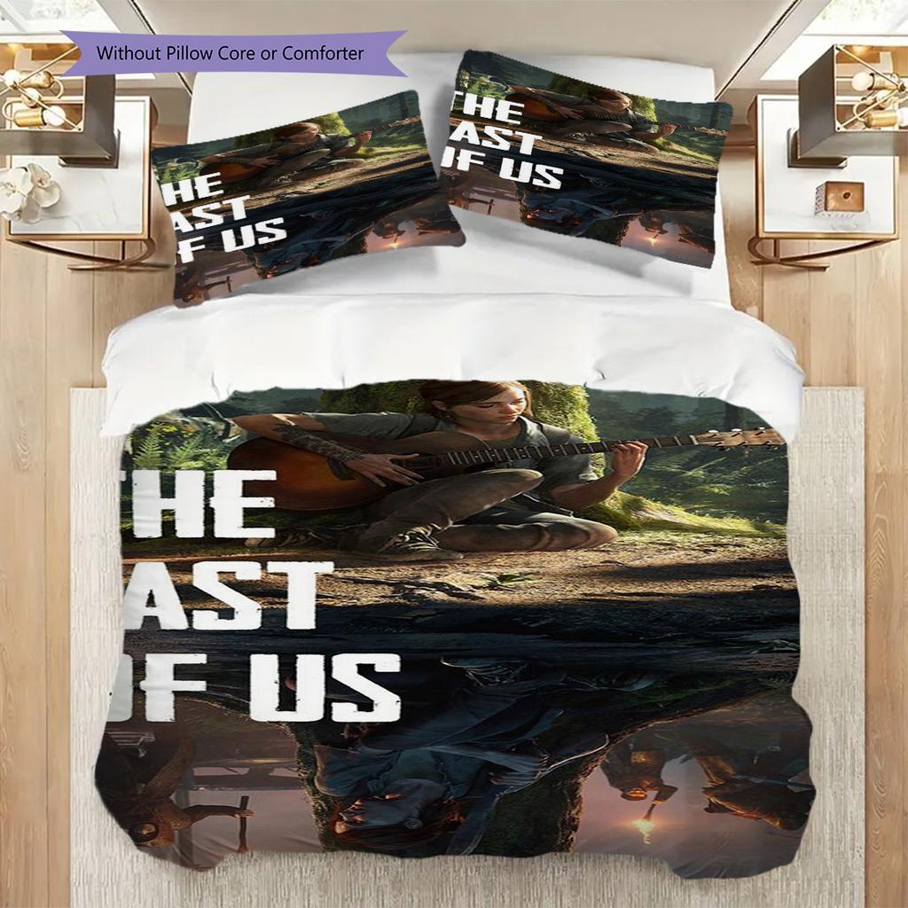 The Last Us Part Ii Threepiece Set 1 Duvet Cover 2 Pillowcase Without Core Duvet Cover And Pillowcase Soft And Comfortable
