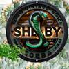 Vintage Shelby Cobra Themed Aluminum Sign, 1pc. 2D Flat Imitation Relief, Wall Hanging Plaque for Garden Outdoor Decor.