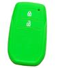 [ИКТ] Силиконовый чехол для смарт-ключа автомобиля Toyota 2 кнопки Зеленый / Новый Prius