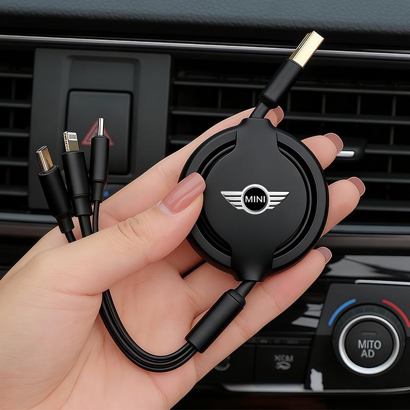 3-в-1 Micro Data Wire USB Type C Быстрое Зарядное Устройство Для Mini Cooper JCW R56 R50 F54 F55 F56 F57 F60 R52 R53 R55 R57 R58 R59 R60 Работает ksgbw33