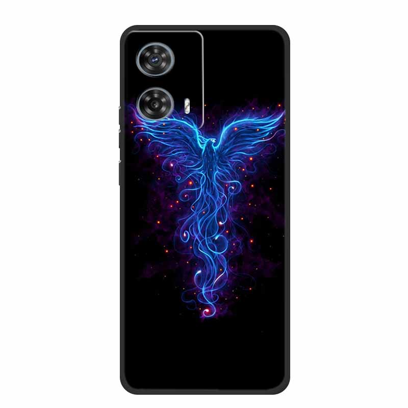Phone Case For Moto Edge 50 Fusion Back Cover Case Shockproof Black Silicone Soft Funda For Motorola Edge 50 Fusion Case 6.7"