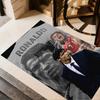 Ronaldo Legacy Continues Area Rug Suitable for Foyer Living Rooms Bedrooms Entryway Antislip Carpet Decorate Offices Best for Christmas