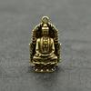 Factory Direct CA496 Antique Collection Craft Gift Back Buddha Lamp Small Statue Copper Ornaments Pendant
