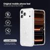 Прозрачный мягкий чехол-бампер для телефона IPhone Air 17 16 E 15 14 13 11 12 Pro Max Plus 17Pro 16Pro 16E с блестками и стразами