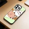 Милый Чехол для Телефона BuBu-DuDu Du Для iPhone 17,16,15,14,13,12,11 Plus,Pro Max,XS,Цветной Серебристый Черный Чехол