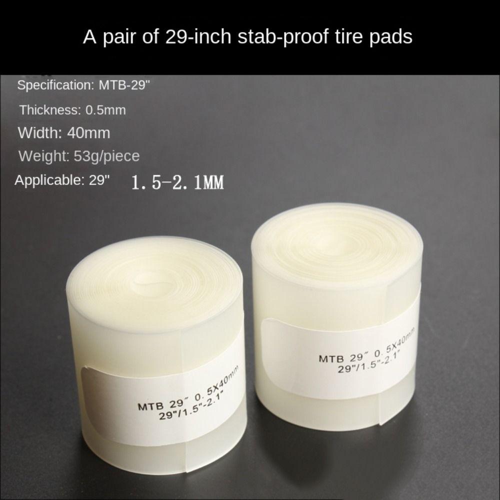 Tire Liner Tape Protection Pad Tire Patch Glue Square Patch Tire Patch Bike Repair Stab Tape