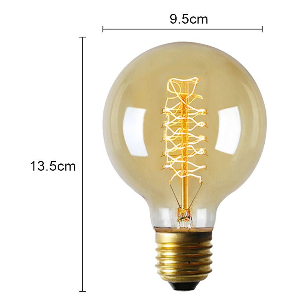 Warm White Ball light Decoration Antique Incandescent Filament Vintage Retro Bulb Edison Lamp Glass
