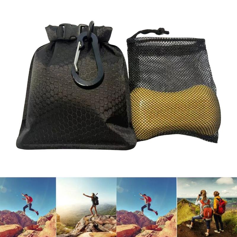 Travel Soap Bag Leak Proof Travel Soap Carriers and Quick Drying Lathering Bag with Hook for Hiking Camping and Outdoor