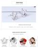 S925 Silver Star Stud Earrings for Women - Simple Korean Style Christmas Gift