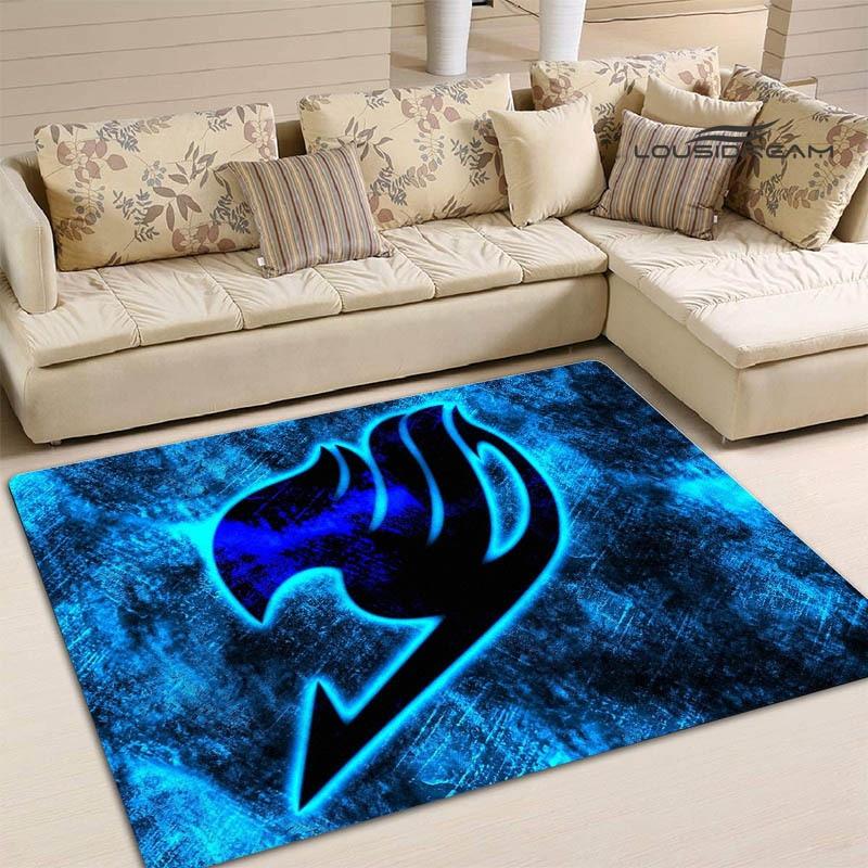 Ковер в стиле аниме «Fairy Tail», детский игровой ковер для гостиной, спальни, ковер для балкона, ванной комнаты, противоскользящий дверной коврик, реквизит для фотографий