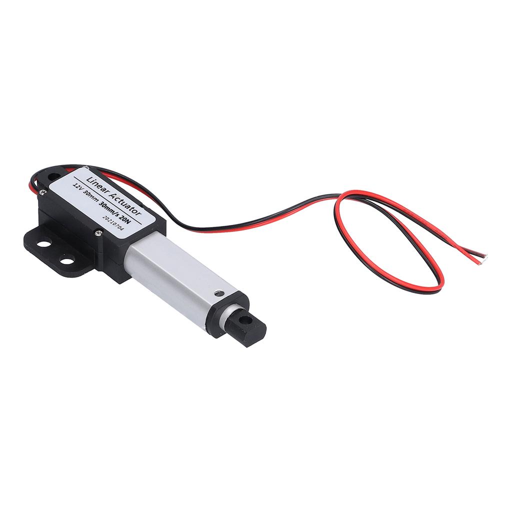 Linear Actuator 12V 30mm Stroke Low Noise Short Circuit T Type Screw Electric Linear Motion Actuator