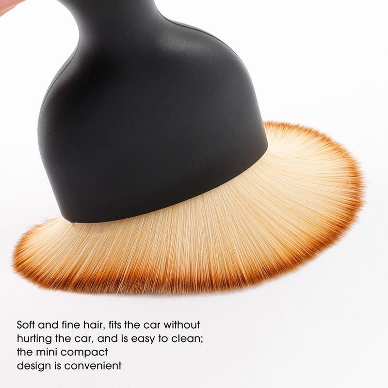 1 шт., мягкая щетка для чистки салона автомобиля, приборная панель, воздуховыпускное отверстие, удаление пыли, домашний офис, детализация, чистые инструменты