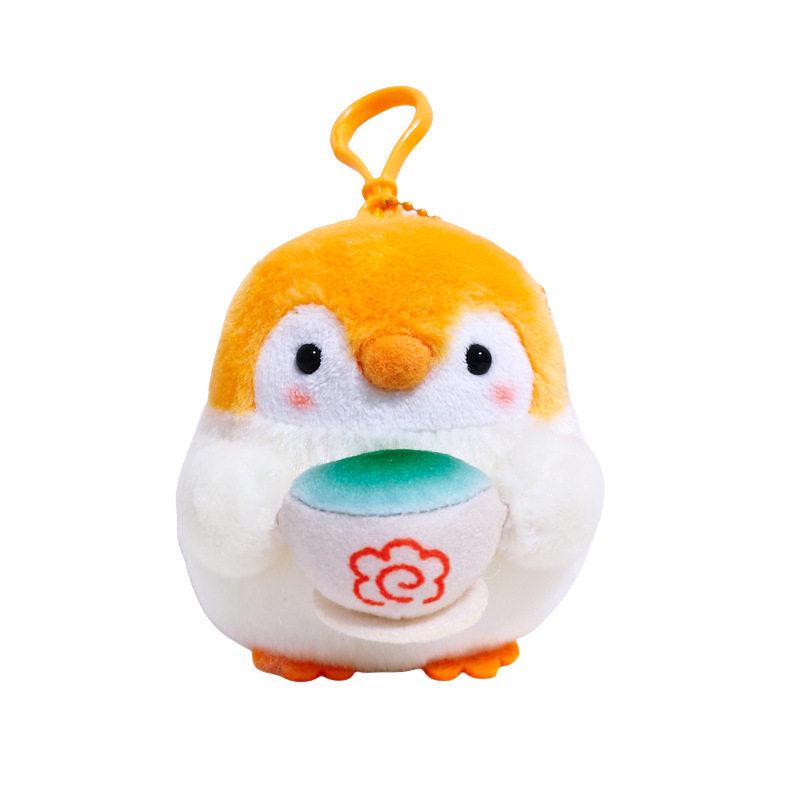Настоящая плюшевая игрушка-пингвин с гусиным пухом, подвеска - Милый орнамент, подарок