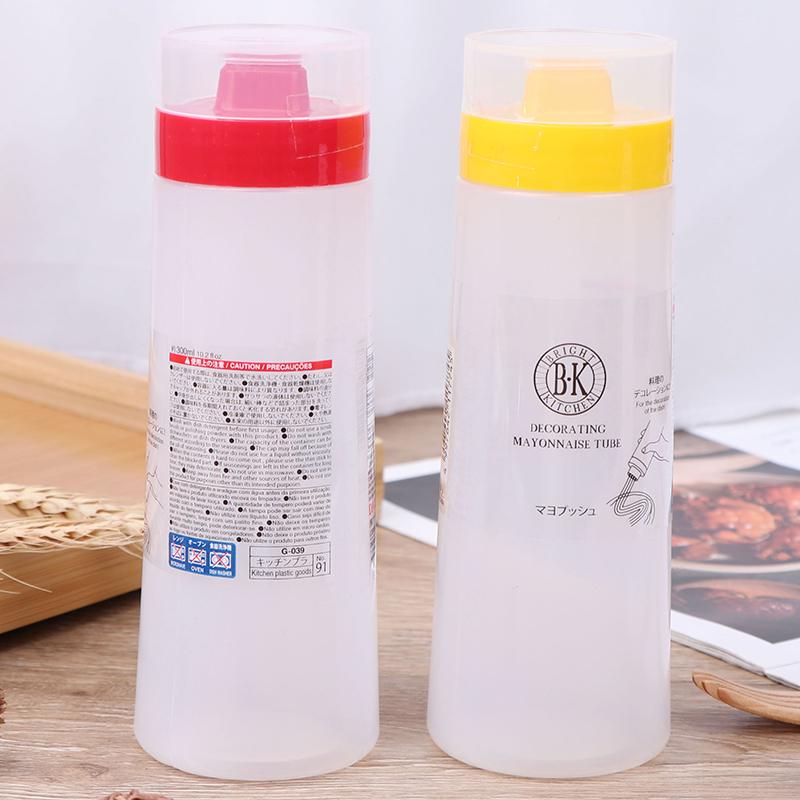 Бутылка для соуса 300 мл с 4 отверстиями, смоляной диспенсер для кетчупа и масла, кухонный графин