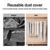10Pcs Thickened Visible Suit Cover PE Clothing Cover Durable Clothing Dust Bag  Household