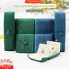 Velvet Dual-Opening Jewelry Box for Rings, Bracelets, Necklaces, and Sets