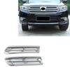 2Pcs Abs Chrome Front Fog Light Covers For Toyota Highlander 201220132014