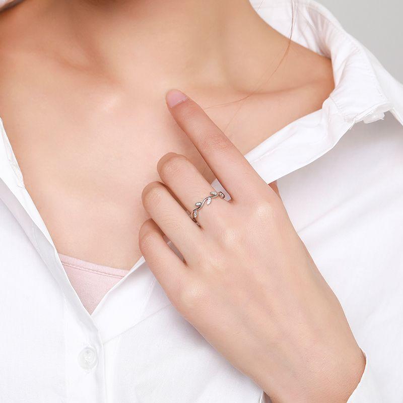 Tancise Classic стерлингового серебра 925 пробы кольцо с цирконом женские ювелирные изделия свадебное обещание вечерние подарок