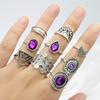 Chic Women Rings Hollow Alloy Smooth