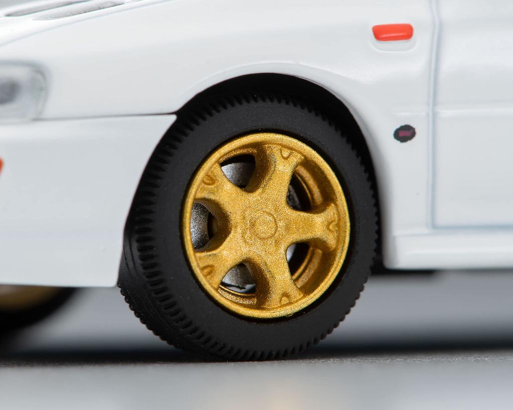 Tomica Limited Vintage Neo 164 LV-N281a Subaru Impreza Pure Sports Wagon WRX STi Версия V Белый 98 год Готовое изделие
