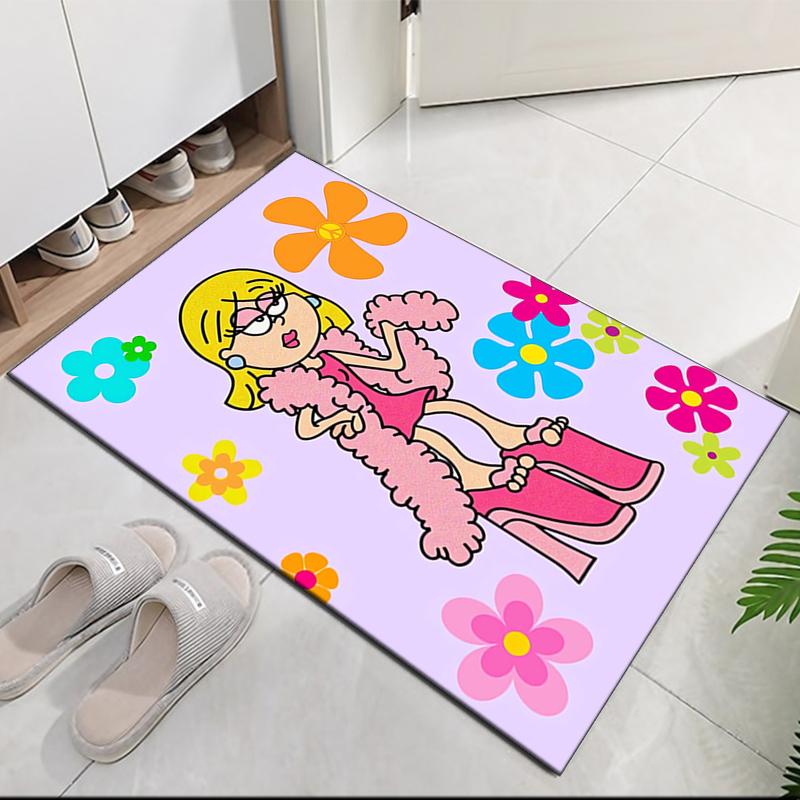 Lizzie McGuire Printed Carpet, for Office Chair Living Room Bedroom Kitchen Room Decor Gifts.
