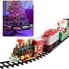 Christmas Toy Train Set with Light and Sound Electric Train Toy Santa"s Express Delivery Christmas