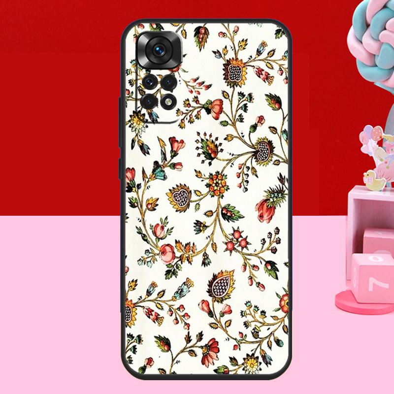 Чехол с узором из апельсиновых цветов для Xiaomi Redmi Note 13 12 11 10 14 15 Pro Plus Redmi 15 C 14C 10C 12C 13C Мягкая крышка