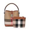Plaid Bucket Bag for Women's New Casual High-quality Niche Hand-held One-shoulder Crossbody Bag Versatile