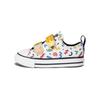 Chuck Taylor All Star 2V Low TD Doodles Baby Sneakers White Yellow Black A07219C