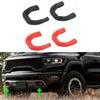 Для + Dodge Ram 1500 TRX TPE Накладка на передний бампер Крюк для буксировки Крышка фаркопа Декоративная отделка