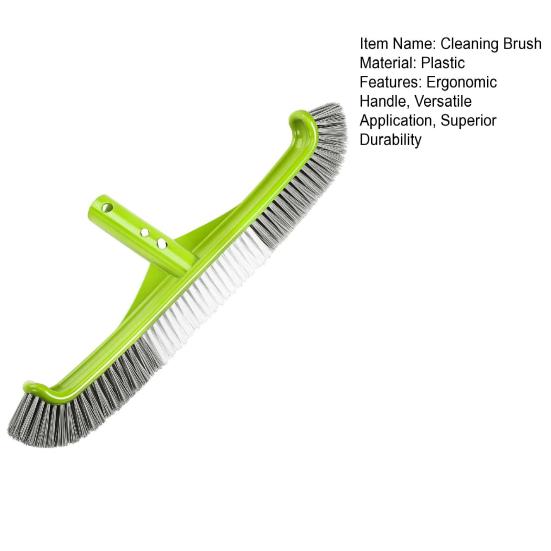 Щетка для чистки бассейна телескопическая с длинной ручкой и жесткой щетиной, универсальная щетка для плавательного бассейна