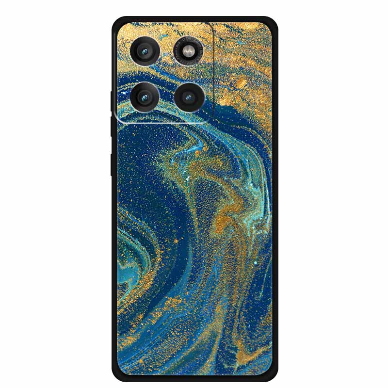 For Moto Edge 60 Pro Case XT2507-1 Coque Multi Colored Marble Pattern Soft Silicon Back Cover for Motorola Edge 60 Pro 5G Bumper
