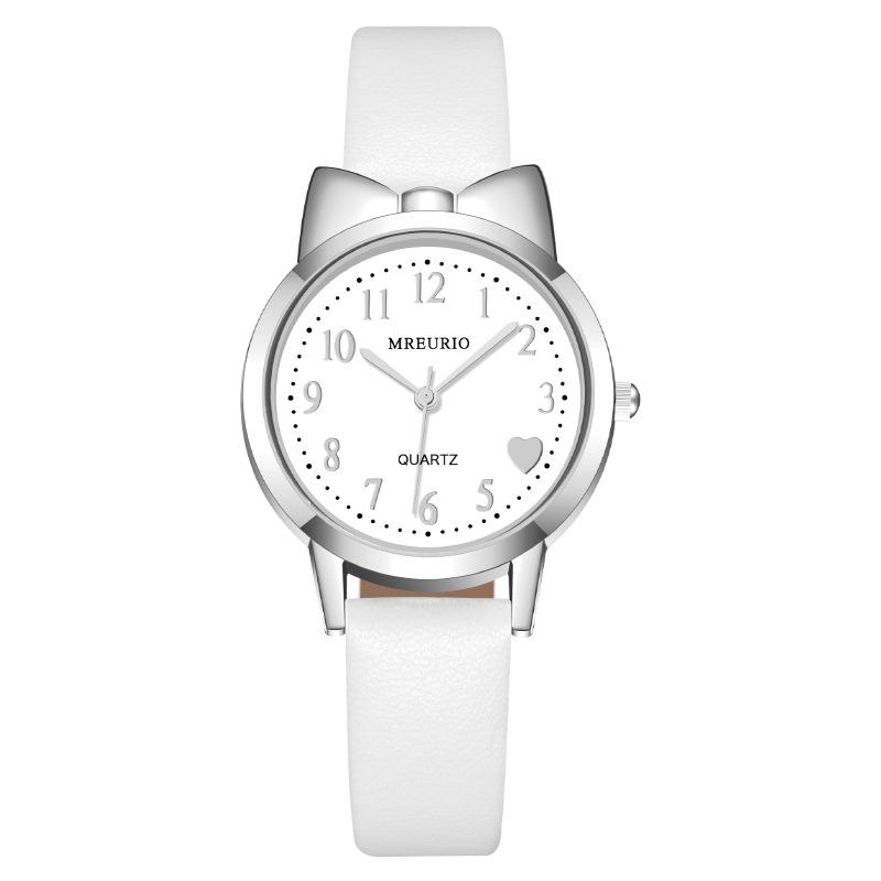 Студенческие женские часы для девочек, женские часы, милые детские кварцевые часы с поясом Bow Love Digital