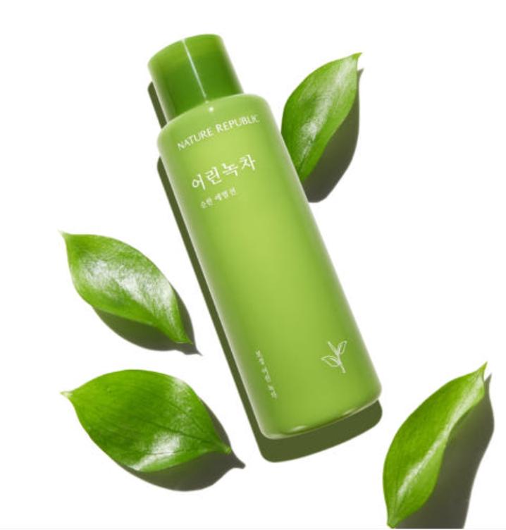 Nature Republic Мягкая эмульсия с зеленым чаем – 155 мл | Легкое увлажнение для чувствительной кожи