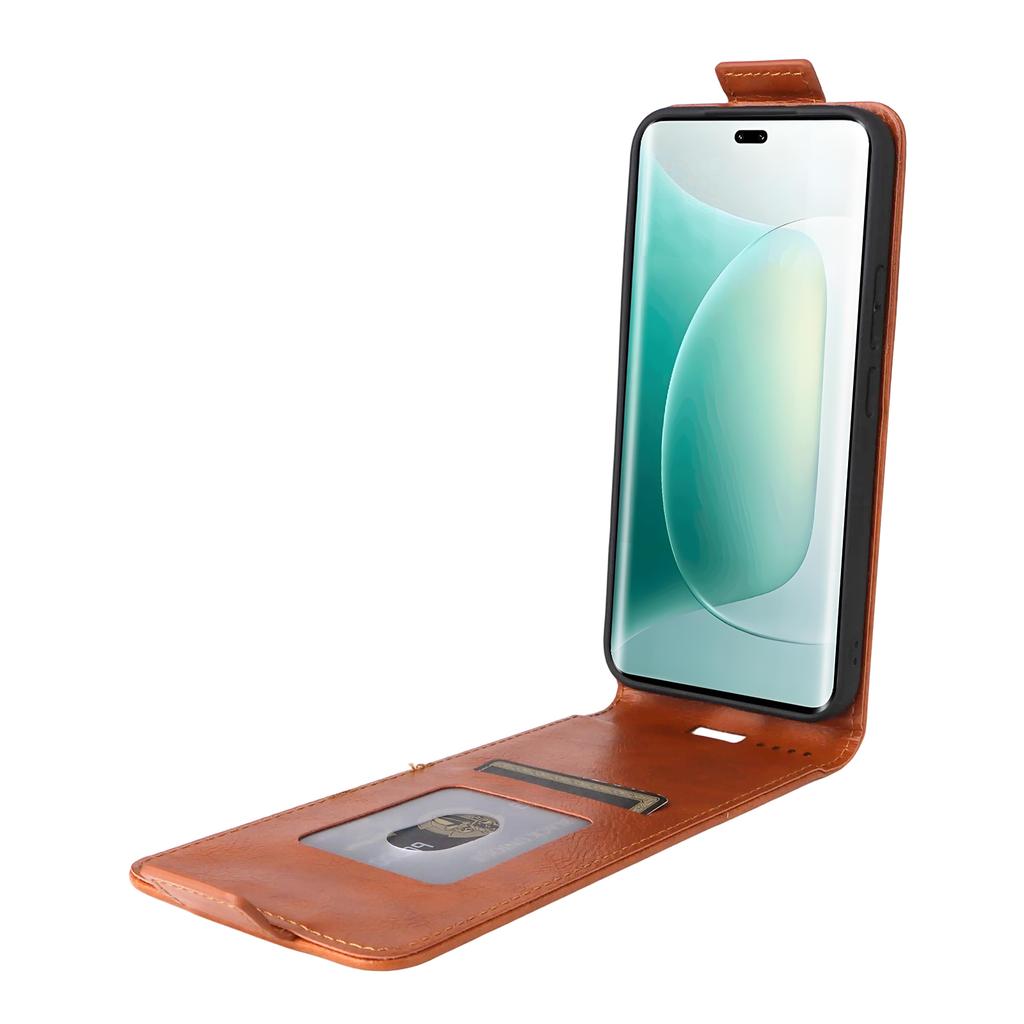 For Honor 400 Stand Case Magnetic Clasp Vertical Flip Leather Phone Cover with Card Holder