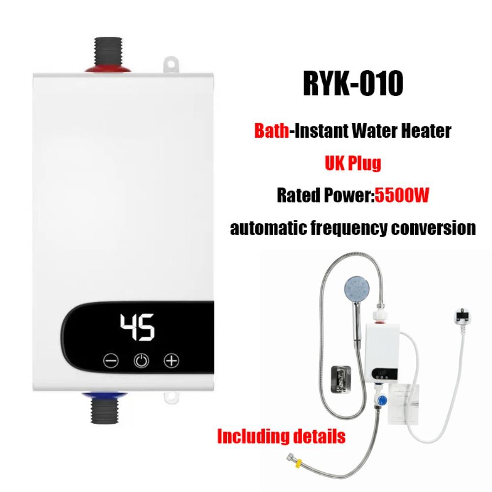 3 Seconds Hot Water Instant Hot Water Heater Mini Instant Water Heater Bathroom Shower Heater