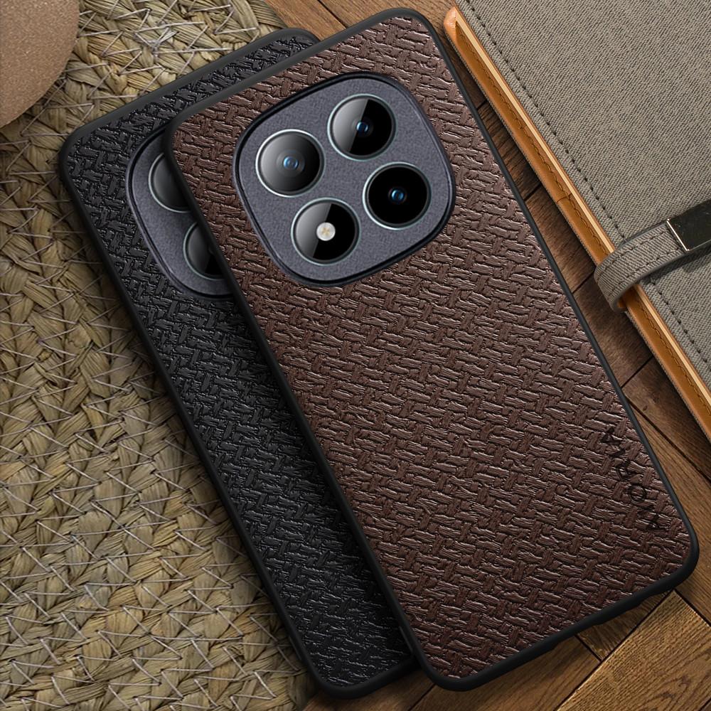 Чехол для Xiaomi Redmi Note 15 Pro Plus Кожаный чехол для телефона Luxxury coque для Redmi Note 15 Pro+ чехол