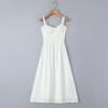 European & American Style Slimming Waist-Cinched Midi Camisole Dress