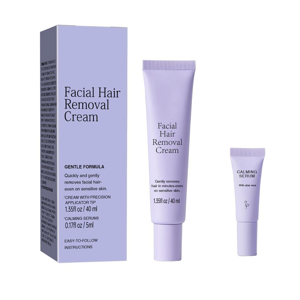 Крем для удаления волос на теле с аппликатором-лопаточкой, нежный, безопасный для чувствительной кожи 5 мл