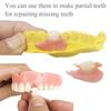 Missing Teeth Repair Kit -DIY Denture Parts for Make the Temporary Fake Teeth at home Denture Material kit