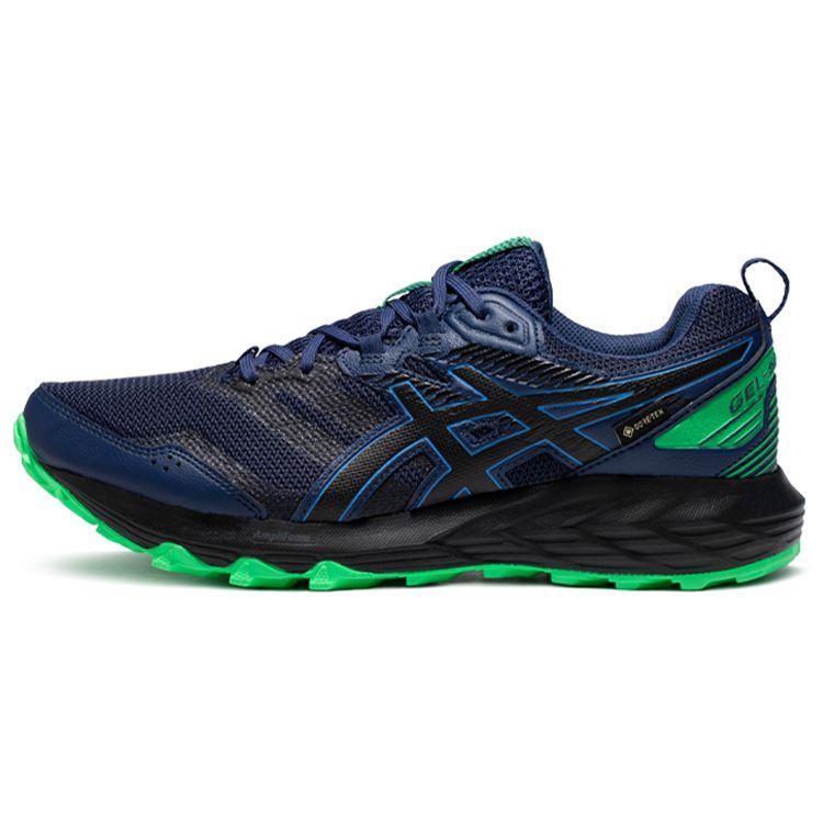 Asics Мужские низкие кроссовки для трейлраннинга Gel-Sonoma 6 G-TX Сине-черные 1011B048-400