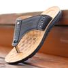 Абсолютно новые мужские шлепанцы из воловьей кожи, повседневная пляжная обувь, модные мужские удобные сандалии на мягкой подошве с нескользящей подошвой