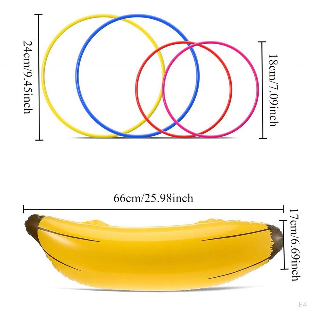 Надувной банан, метание колец, игра, девичник, аксессуары, украшение, метание на день рождения